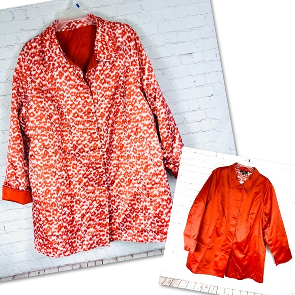dennis basso Jackets & Blazers - ••NWT🤩 |• DENNIS BASSO•| Reversible! Rain Coat Hello To Spring!🌸